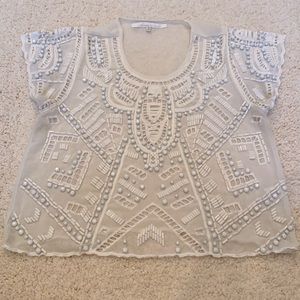 Lovers + Friends Beaded Top